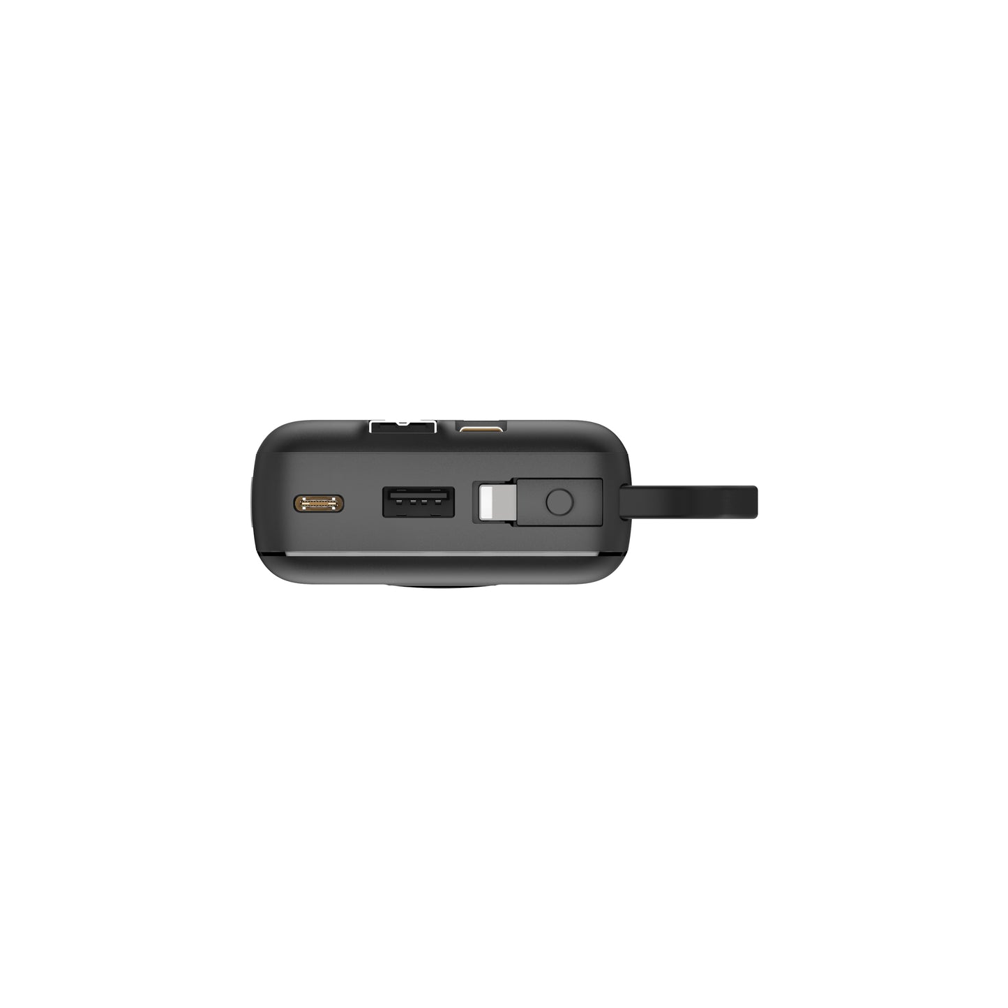 Powerbank 20.000 mAh mit integriertem USB-C-, USB-A- & Lightning-Kabel – Externer Akku mit Display und Schnellladefunktion