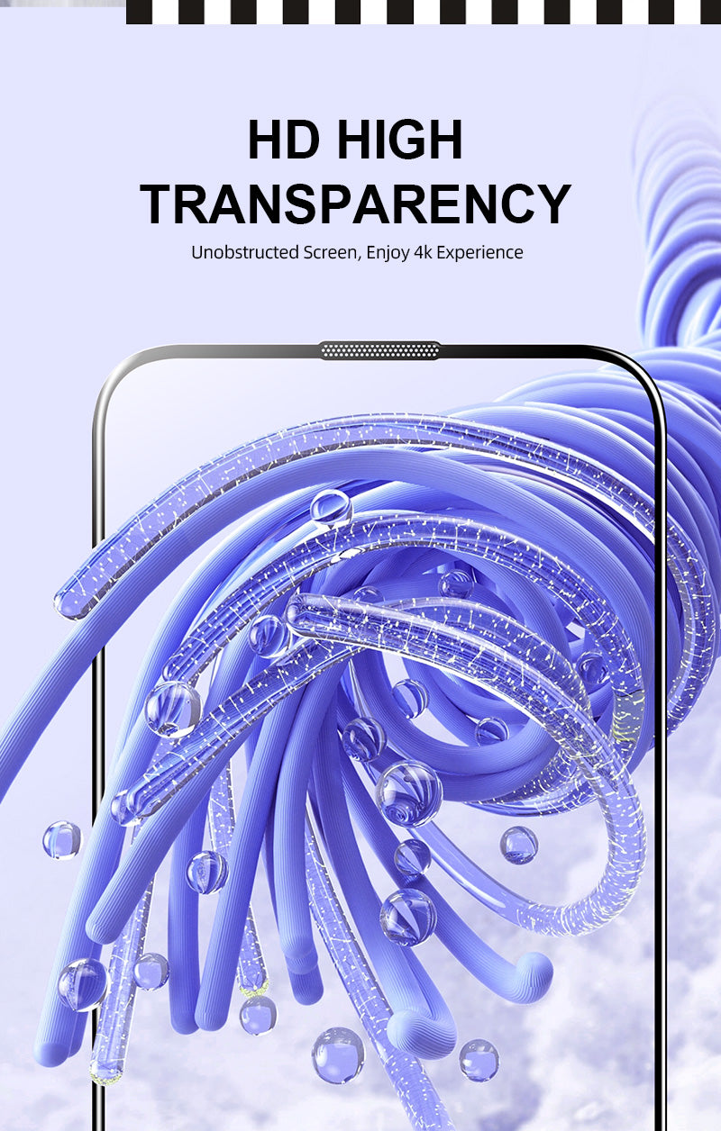 Panzerglas iPhone – 9H Gehärtet, Ultra-Kratzfest, 3D Curved, Vollständiger Displayschutz, Touch Empfindlich, Einfache Installation – Kompatibel mit iPhone 16, 15, 14, 13, 12, 11, Pro, Pro Max