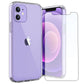 Hülle für iPhone Handyhülle Transparent, durchsichtig Schutzhülle, iPhone Clear Case, Stoßfest, Kratzfest mit Displayschutz