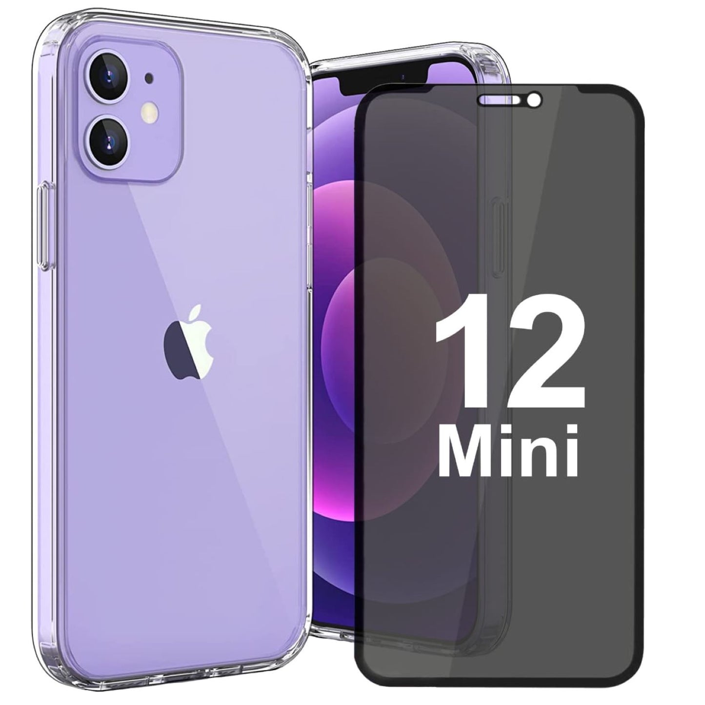 Hülle für iPhone Handyhülle Transparent, durchsichtig Schutzhülle, iPhone Clear Case, Stoßfest, Kratzfest mit Displayschutz