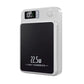 Magnetische Powerbank kompatibles  MagSafe-Ladegerät mit USB-C &USB-A für iPhone & Smartphones