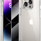 Hülle für iPhone Handyhülle Transparent, durchsichtig Schutzhülle, iPhone Clear Case, Stoßfest, Kratzfest mit Displayschutz