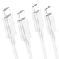 USB-C Schnellladekabel 1m/2m – Power Delivery, USB-A oder Typ-C zu Typ-C, 1/2/3/5/10 Stück für Samsung, iPhone, iPad, MacBook, Android & mehr