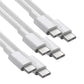 USB-C Schnellladekabel 1m/2m – Power Delivery, USB-A oder Typ-C zu Typ-C, 1/2/3/5/10 Stück für Samsung, iPhone, iPad, MacBook, Android & mehr