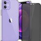 Hülle für iPhone Handyhülle Transparent, durchsichtig Schutzhülle, iPhone Clear Case, Stoßfest, Kratzfest mit Displayschutz