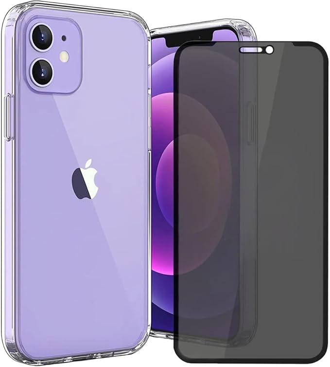 Hülle für iPhone Handyhülle Transparent, durchsichtig Schutzhülle, iPhone Clear Case, Stoßfest, Kratzfest mit Displayschutz