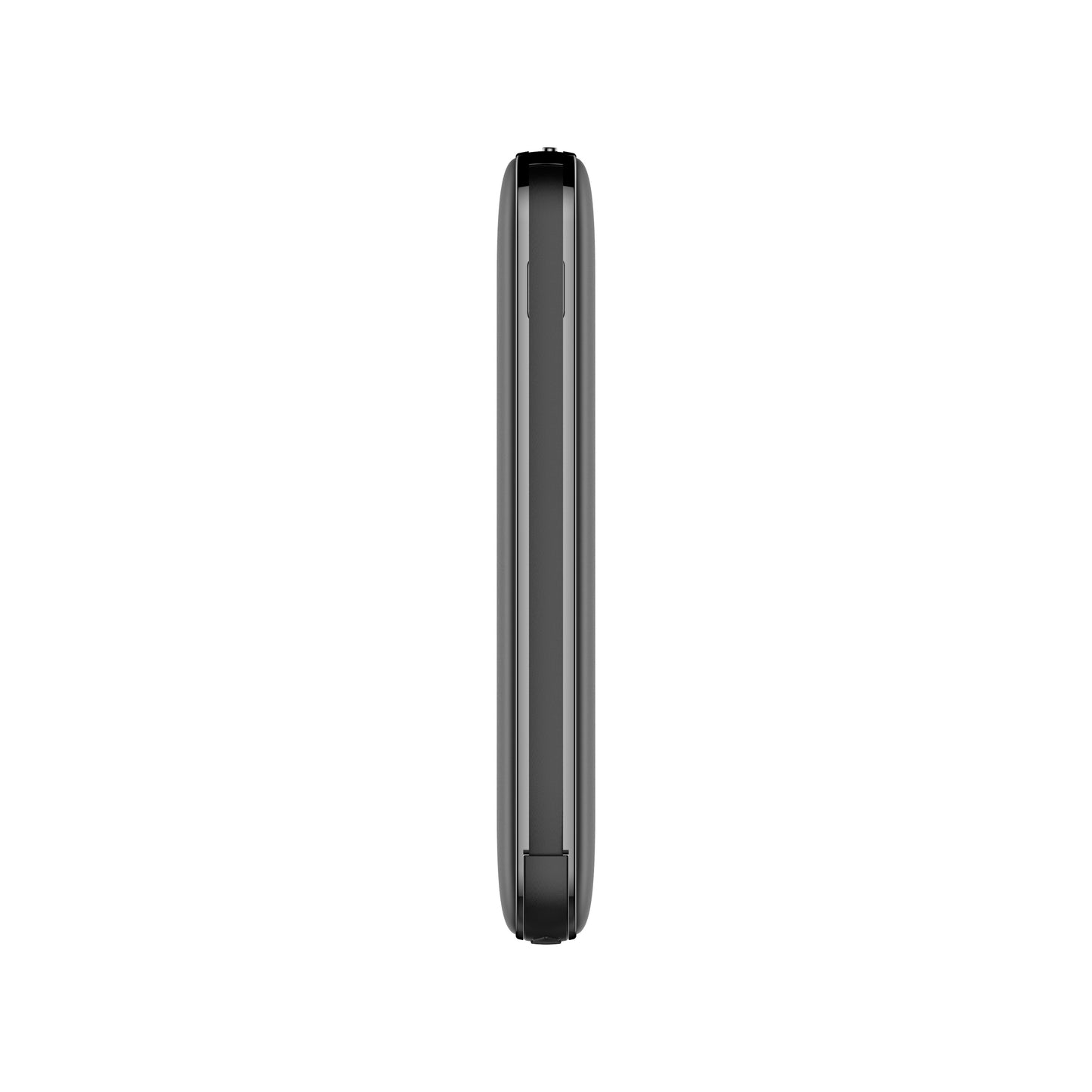 Powerbank 5000 mAh mit integriertem USB-C & Lightning Kabel – Zusatzakku mit Statusanzeige und USB-A/USB-C Anschluss