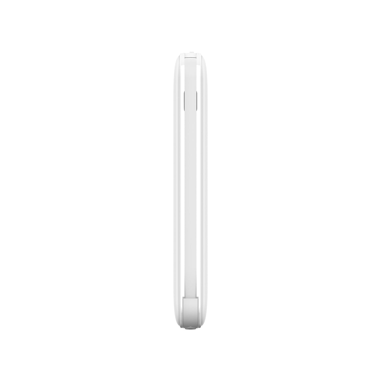 Powerbank 5000 mAh mit integriertem USB-C & Lightning Kabel – Zusatzakku mit Statusanzeige und USB-A/USB-C Anschluss
