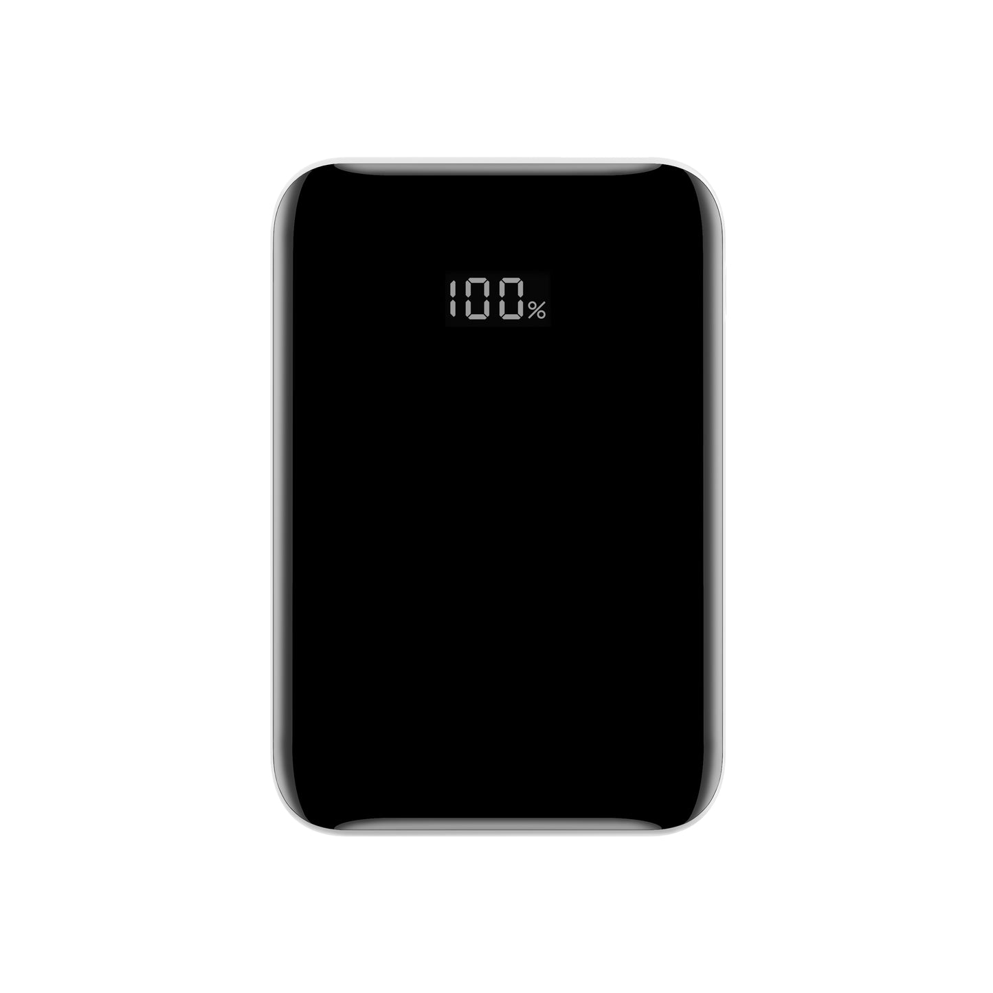 Powerbank 10.000 mAh mit Display – Kompakt, USB-C, USB-A & Lightning, Schnellladefunktion