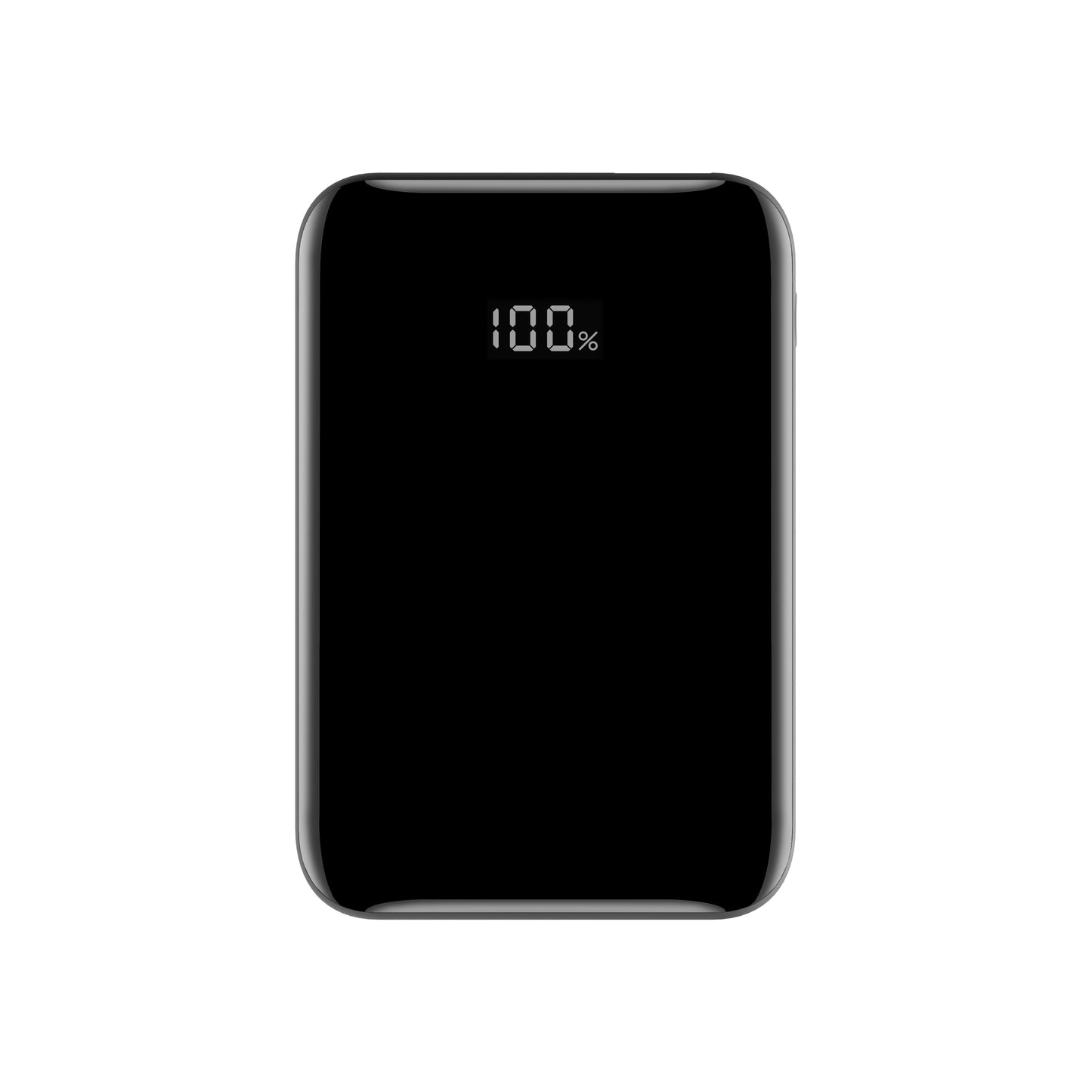 Powerbank 10.000 mAh mit Display – Kompakt, USB-C, USB-A & Lightning, Schnellladefunktion