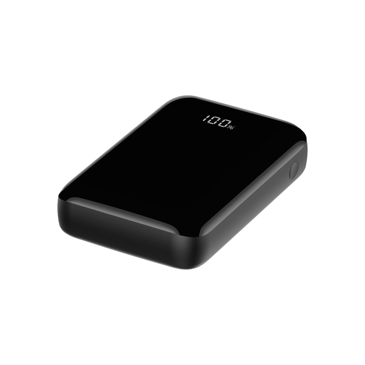 Powerbank 10.000 mAh mit Display – Kompakt, USB-C, USB-A & Lightning, Schnellladefunktion