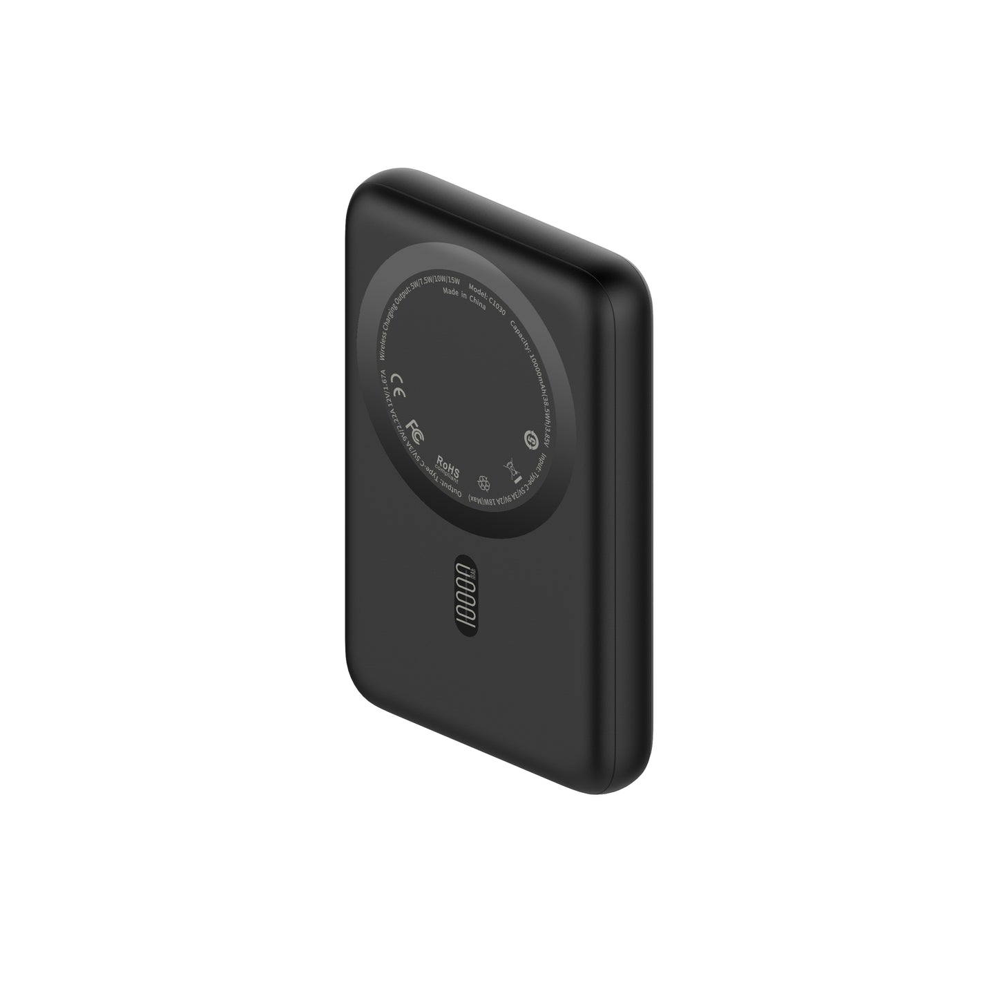 Powerbank 10.000 mAh mit MagSafe funktion – Externer Akku mit USB-C & kabelloser Ladefunktion