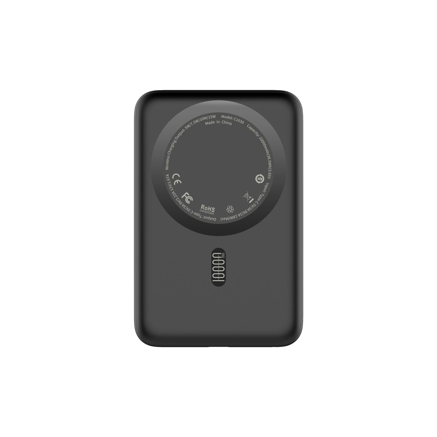 Powerbank 10.000 mAh mit MagSafe funktion – Externer Akku mit USB-C & kabelloser Ladefunktion