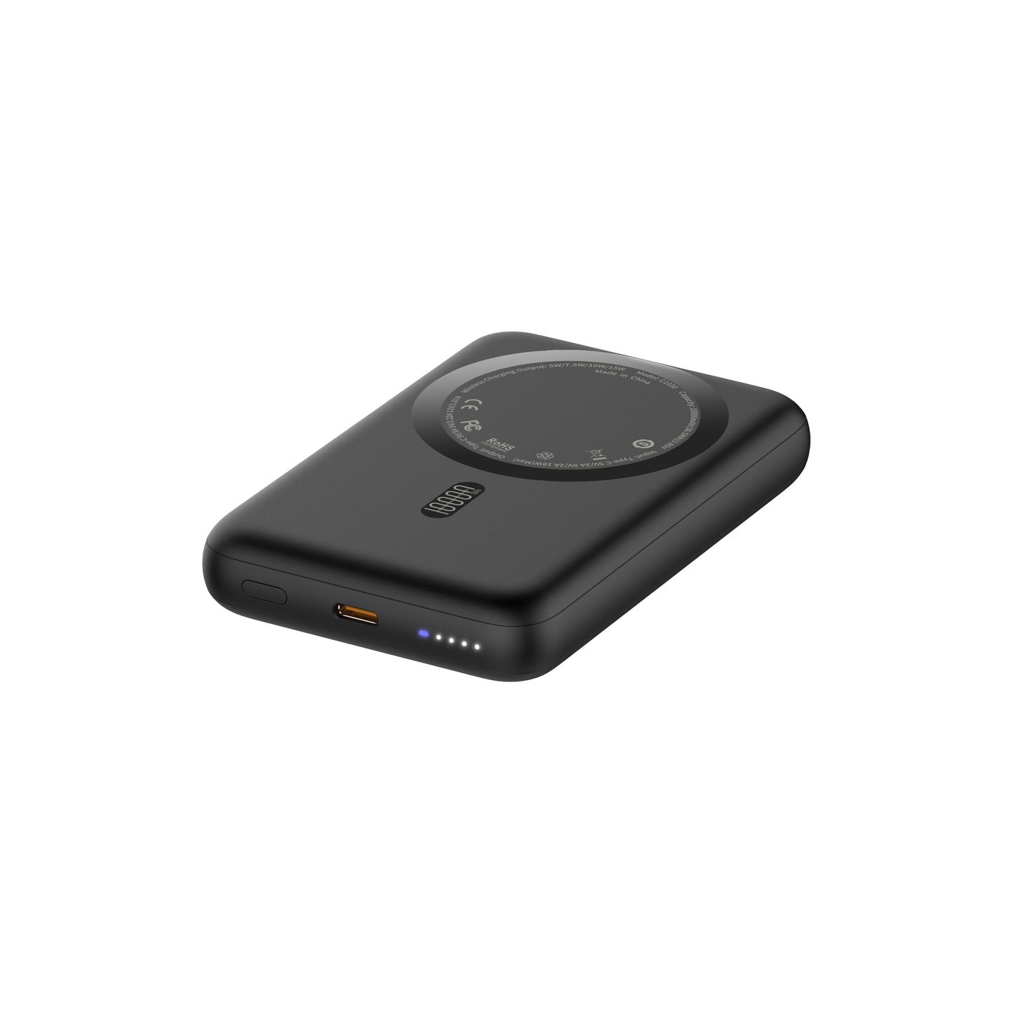 Powerbank 10.000 mAh mit MagSafe funktion – Externer Akku mit USB-C & kabelloser Ladefunktion