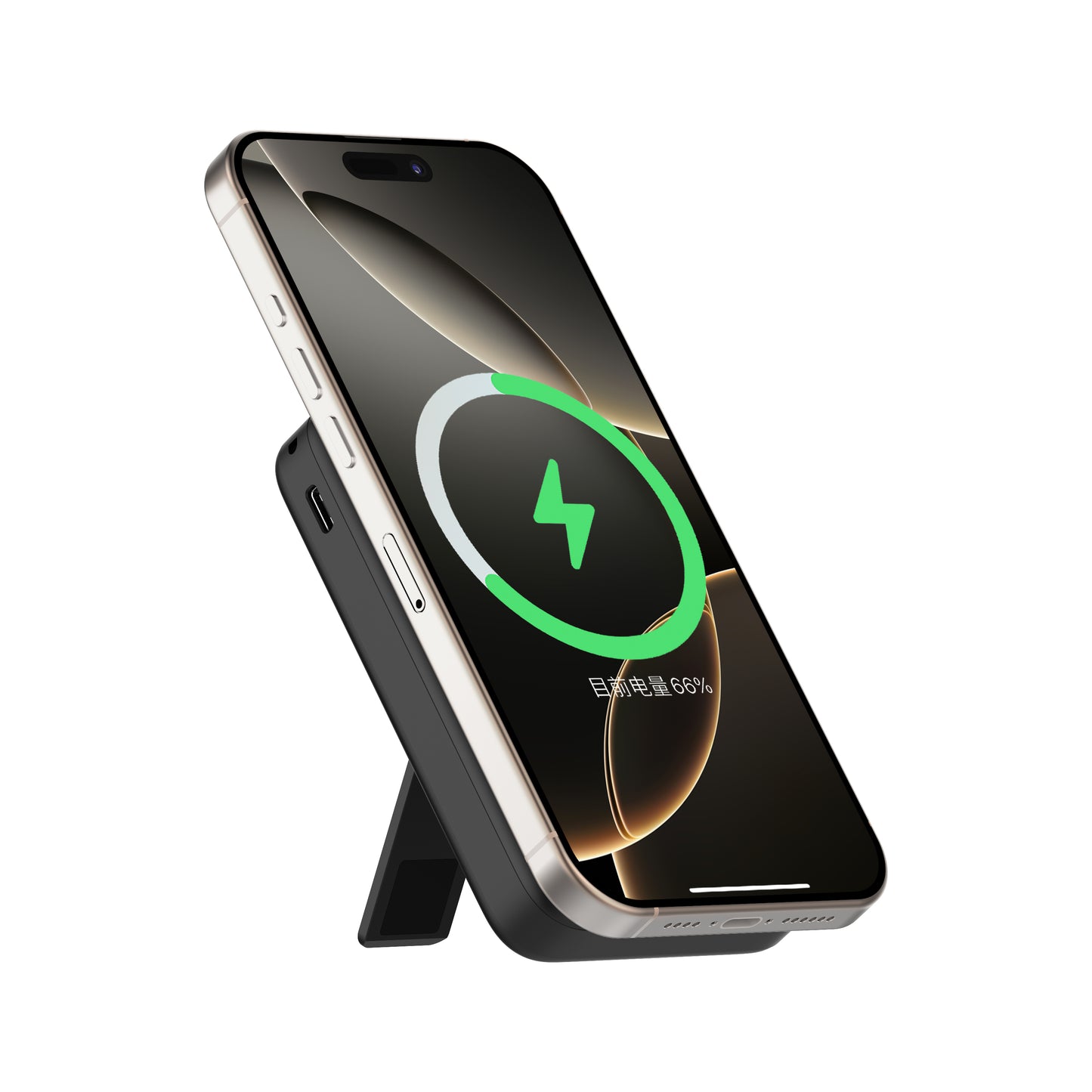 Powerbak mit Magnet und Handyhalter 10.000 mAh