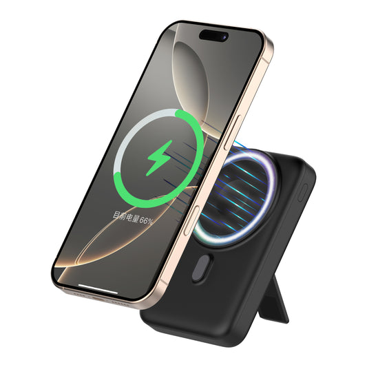 Powerbak mit Magnet und Handyhalter 10.000 mAh