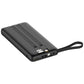 Powerbank 20.000 mAh mit integriertem USB-C-, USB-A- & Lightning-Kabel – Externer Akku mit Display und Schnellladefunktion