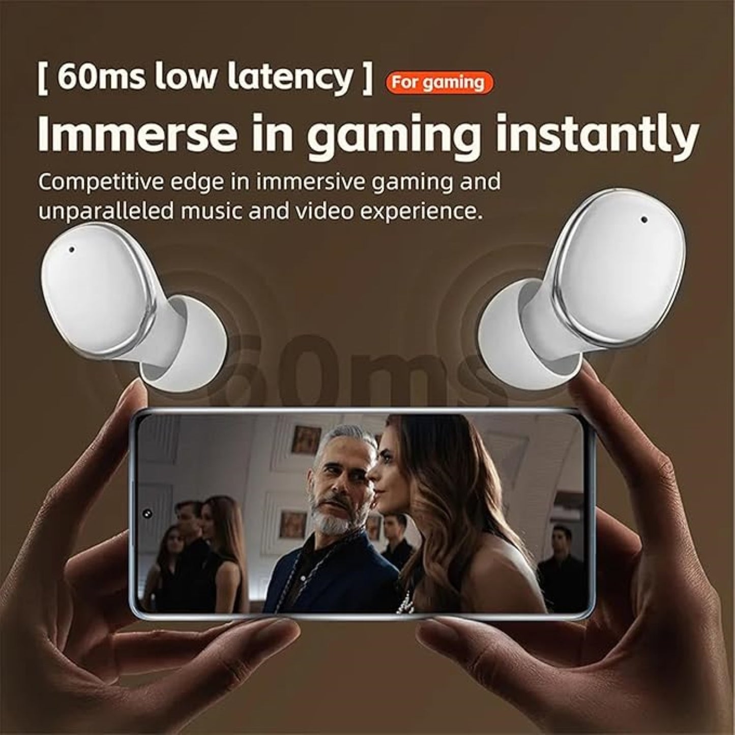 h24z E30 Bluetooth 5.3 Kopfhörer In-Ear – Kabellos TWS mit Dual-HD-Mikrofon, Geräuschunterdrückung, 13mm Treiber, 24h Akku, USB-C Schnellladung, IPX5 Wasserdicht, LED-Anzeige, Touch Steuerung, Kompatibel mit iPhone, Samsung, Xiaomi