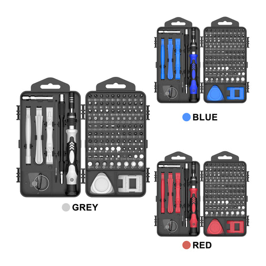 Werkzeug Kit Präzisions Schraubendreher Set – Magnetisches Reparatur  für Handy, Laptop, PC & Elektronik – Profi Bit Set mit Aufbewahrungsbox