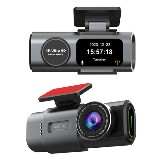 Dashcam 4K Ultra HD mit Nachtsicht, WiFi & GPS – Auto Kamera mit Weitwinkel