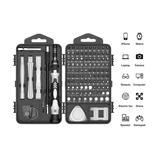 Werkzeug Kit Präzisions Schraubendreher Set – Magnetisches Reparatur  für Handy, Laptop, PC & Elektronik – Profi Bit Set mit Aufbewahrungsbox
