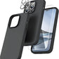 Handyhülle für iPhone + Schutz Glas + Kamera-Schutz – 3-in-1 Set, stoßfest, kratzfest, Sichtschutz  Schwarz oder Transparent
