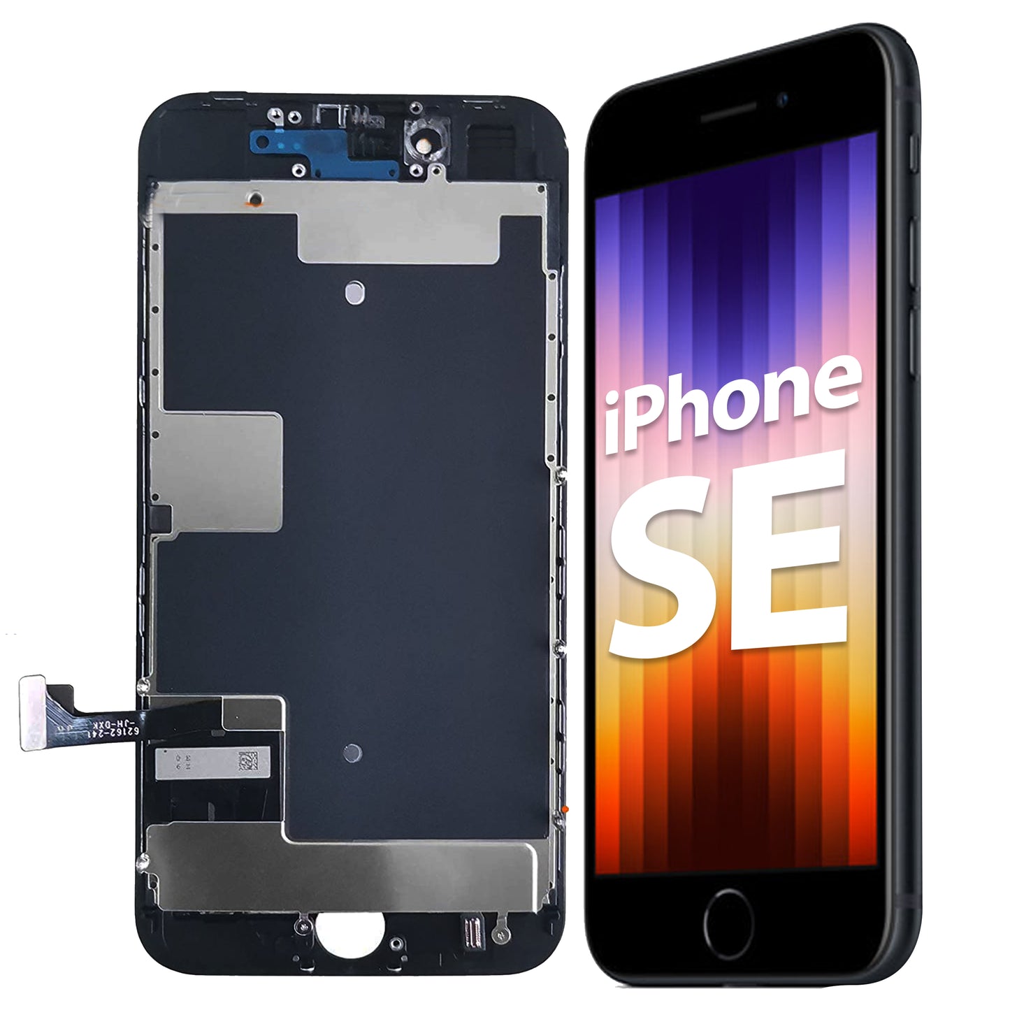 Display für iPhone Ersatzdisplay, Ersatzbildschirm mit 3D Touch, Digitizer & Rahmen – LCD/OLED Display für iPhone   für  16, 15, 14, 13, 12, 11, Pro & Pro Max, optional mit Werkzeugset