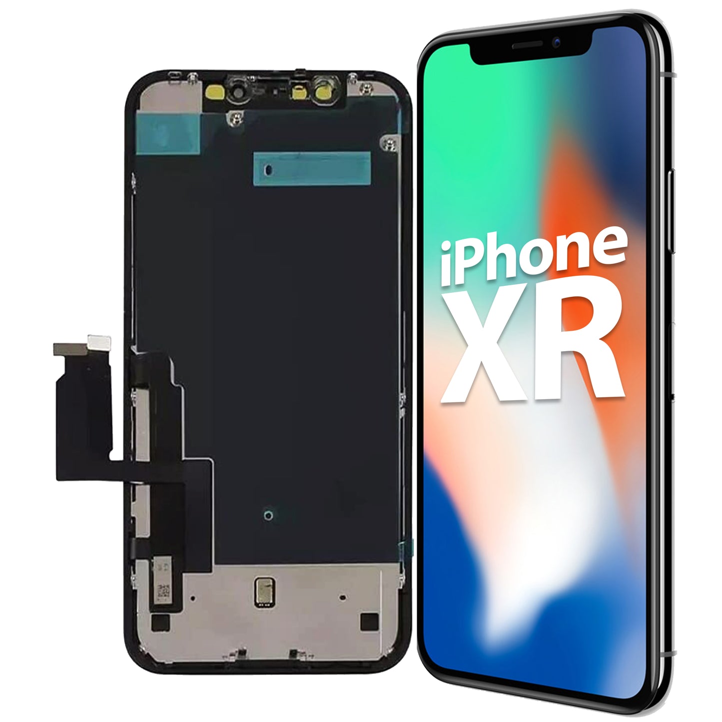 Display für iPhone Ersatzdisplay, Ersatzbildschirm mit 3D Touch, Digitizer & Rahmen – LCD/OLED Display für iPhone   für  16, 15, 14, 13, 12, 11, Pro & Pro Max, optional mit Werkzeugset