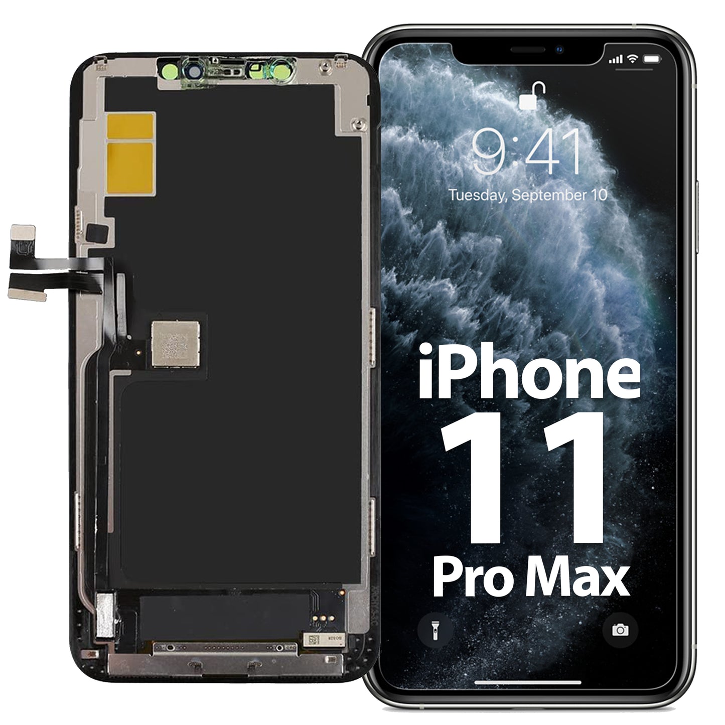 Display für iPhone Ersatzdisplay, Ersatzbildschirm mit 3D Touch, Digitizer & Rahmen – LCD/OLED Display für iPhone   für  16, 15, 14, 13, 12, 11, Pro & Pro Max, optional mit Werkzeugset