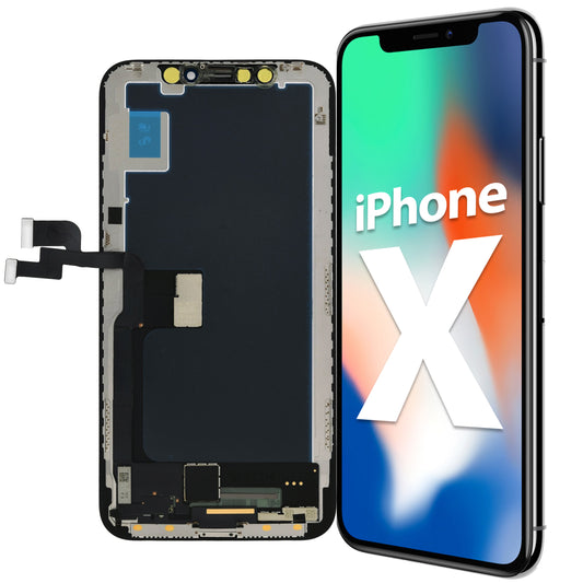 Display für iPhone Ersatzdisplay, Ersatzbildschirm mit 3D Touch, Digitizer & Rahmen – LCD/OLED Display für iPhone   für  16, 15, 14, 13, 12, 11, Pro & Pro Max, optional mit Werkzeugset