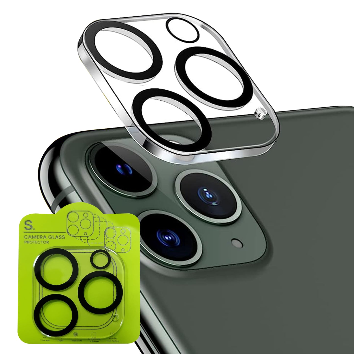 iPhone Kameraschutz Kameraglas – 9H Gehärtet, Ultra-Kratzfest & Blasenfrei – Passgenauer Schutz für iPhone 16, 15, 14, 13, 12, 11, Pro & Pro Max