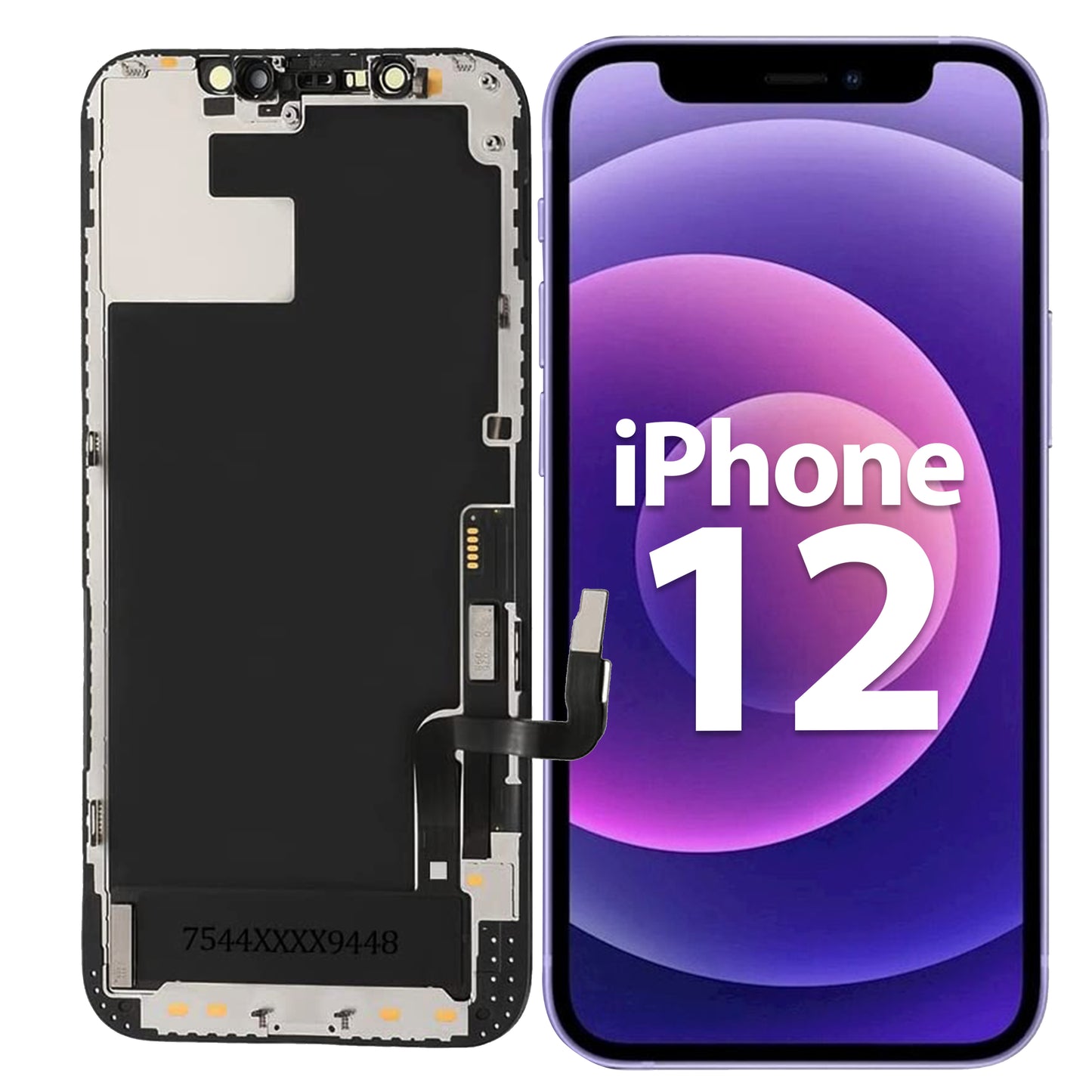 Display für iPhone Ersatzdisplay, Ersatzbildschirm mit 3D Touch, Digitizer & Rahmen – LCD/OLED Display für iPhone   für  16, 15, 14, 13, 12, 11, Pro & Pro Max, optional mit Werkzeugset