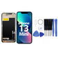 Display für iPhone Ersatzdisplay, Ersatzbildschirm mit 3D Touch, Digitizer & Rahmen – LCD/OLED Display für iPhone   für  16, 15, 14, 13, 12, 11, Pro & Pro Max, optional mit Werkzeugset