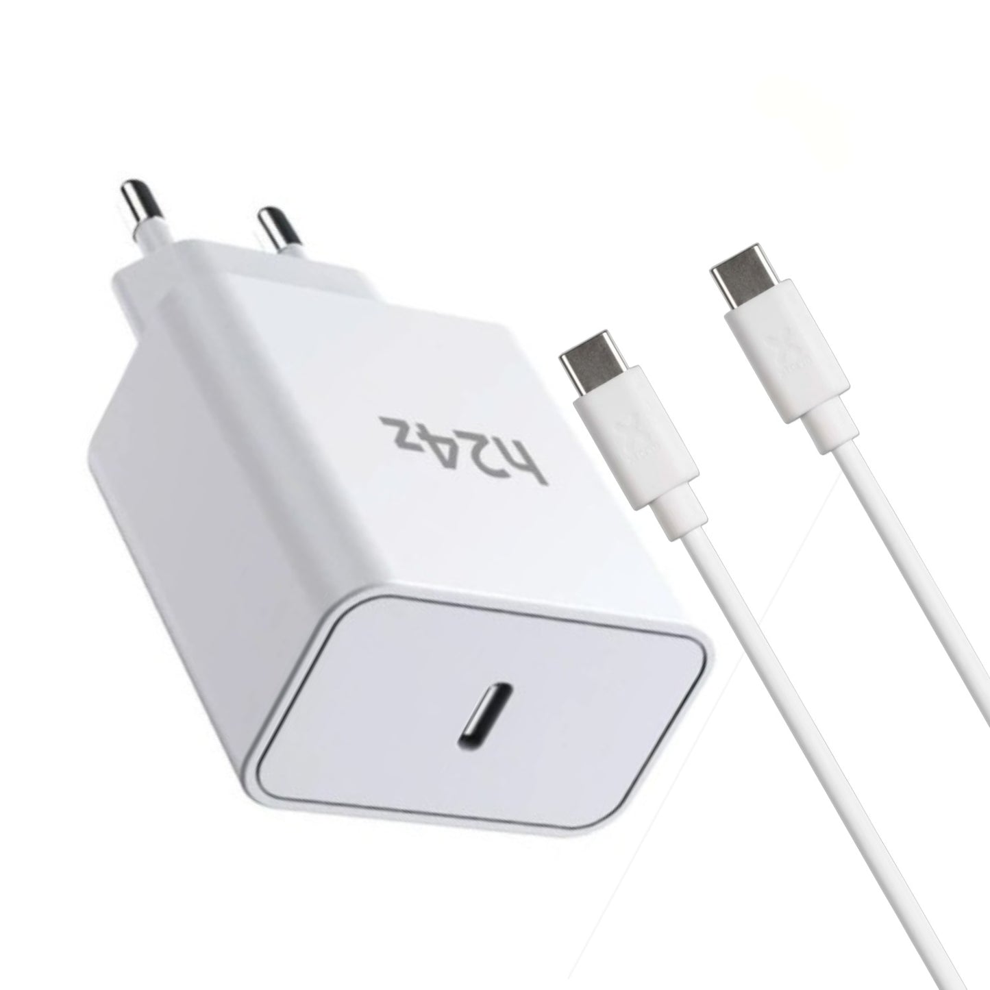 45Watt USB-C Schnellladegerät mit USB-C oder IOS für Iphone Ladekabel – Kompatibel mit iPhone 16, 15, 14, 13, 12, 11, XS, XR, SE, Samsung S25, S24, S23, iPad, MacBook, Huawei, Xiaomi, OnePlus, Google Pixel – PD 3.0 Netzteil für ultraschnelles Laden