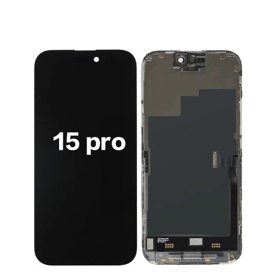 Display für iPhone Ersatzdisplay, Ersatzbildschirm mit 3D Touch, Digitizer & Rahmen – LCD/OLED Display für iPhone   für  16, 15, 14, 13, 12, 11, Pro & Pro Max, optional mit Werkzeugset