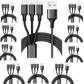 3-in-1 Ladekabel – Universelles 3-in-1 Kabel mit für Ios, für Iphone, USB-C & Micro USB – Schnelles Aufladen, High-Speed Datenübertragung, Knickfest & Knotenfrei – Kompatibel mit iPhone, Android, Tablets & mehr