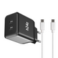 USB-C Ladegerät mit 2 USB-C Anschlüssen Netzteil