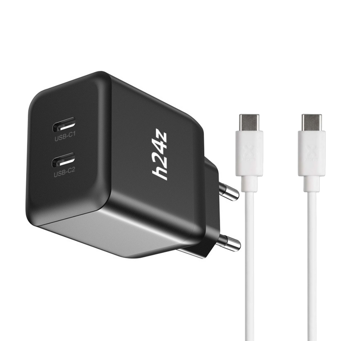 USB-C Ladegerät mit 2 USB-C Anschlüssen Netzteil