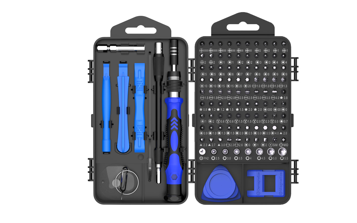 Werkzeug Kit Präzisions Schraubendreher Set – Magnetisches Reparatur  für Handy, Laptop, PC & Elektronik – Profi Bit Set mit Aufbewahrungsbox