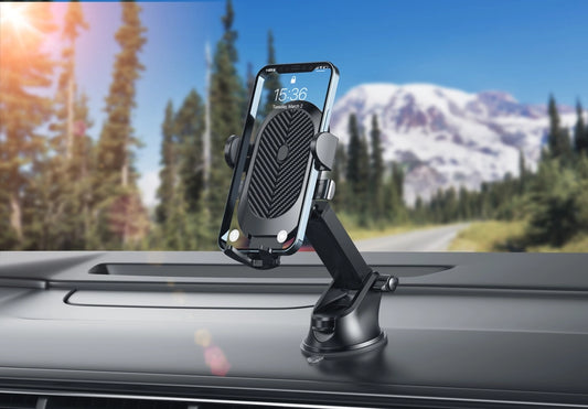 Handyhalterung Auto – 360° drehbar, Windschutzscheibe& Armaturenbrett – Universal für iPhone, Samsung GalaxyXiaomi, Huawei, Google Pixel – Stabile KFZ-Halterung mit starkem Halt & Einhandbedienung
