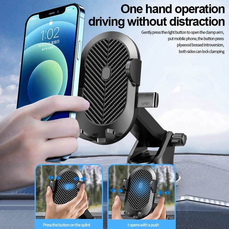 Handyhalterung Auto – 360° drehbar, Windschutzscheibe& Armaturenbrett – Universal für iPhone, Samsung GalaxyXiaomi, Huawei, Google Pixel – Stabile KFZ-Halterung mit starkem Halt & Einhandbedienung