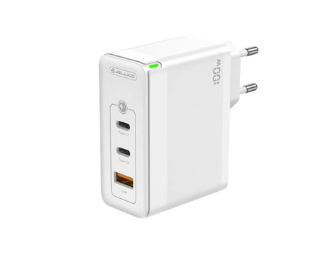 USB C Ladegerät, 100W 3-Port USBC+A Stecker Mehrfach Ladegerät mit PD+QC