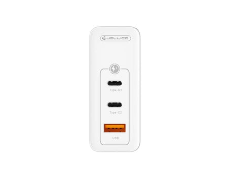 USB C Ladegerät, 100W 3-Port USBC+A Stecker Mehrfach Ladegerät mit PD+QC