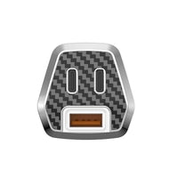 KFZ-Ladegerät Schnellladegerät 88,5 W – 2× USB-C + 1× USB-A