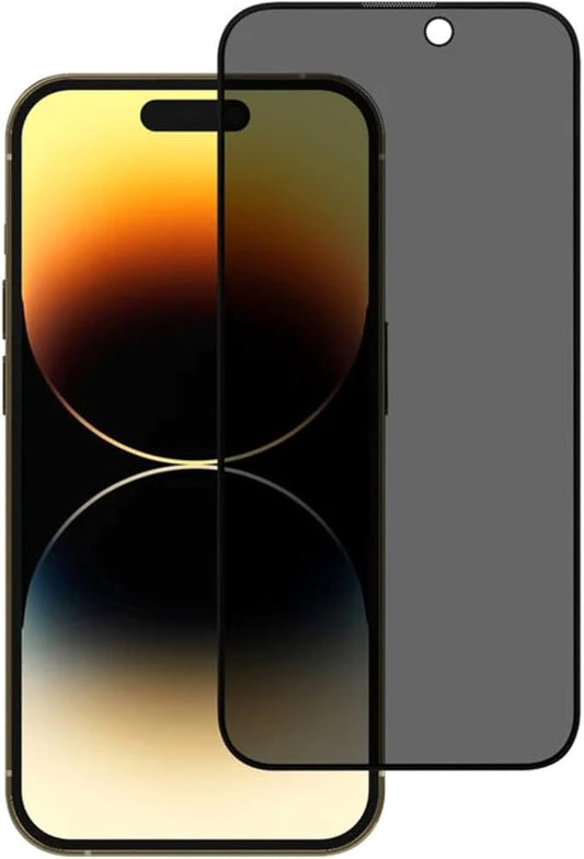 Anti-Spion Displayschutzfolie für iPhone – Sichtschutzfolie Privacy Schutzglas aus gehärtetem Glas, kratzfest, blasenfrei, einfache Installation für  16, 15, 14, 13, 12, 11, Pro & Pro Max
