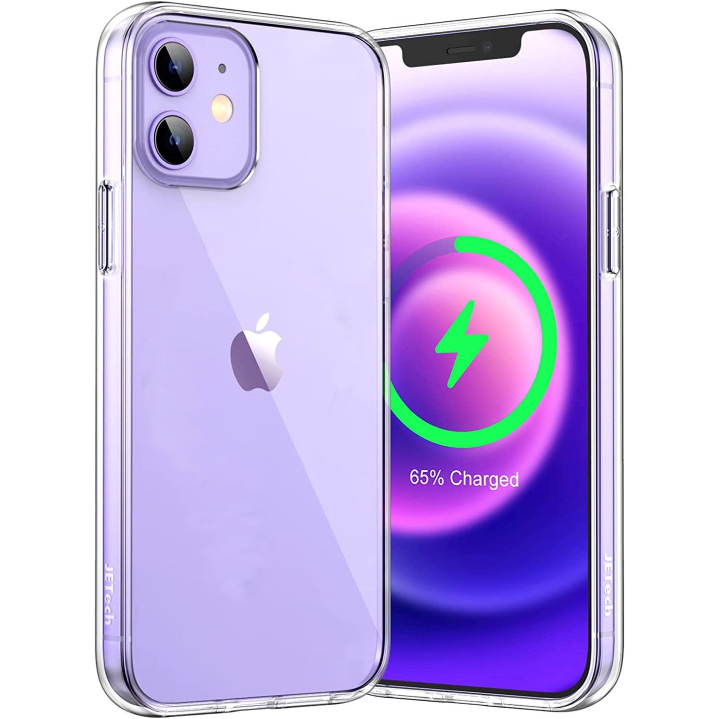 Hülle für iPhone Handyhülle Transparent, durchsichtig Schutzhülle, iPhone Clear Case, Stoßfest, Kratzfest mit Displayschutz