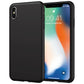 Schwarze iPhone Hülle – Matte Handyhülle, Stoßfestes iPhone Case, Kratzfeste Schutzhülle, Handy Schale mit Displayschutz