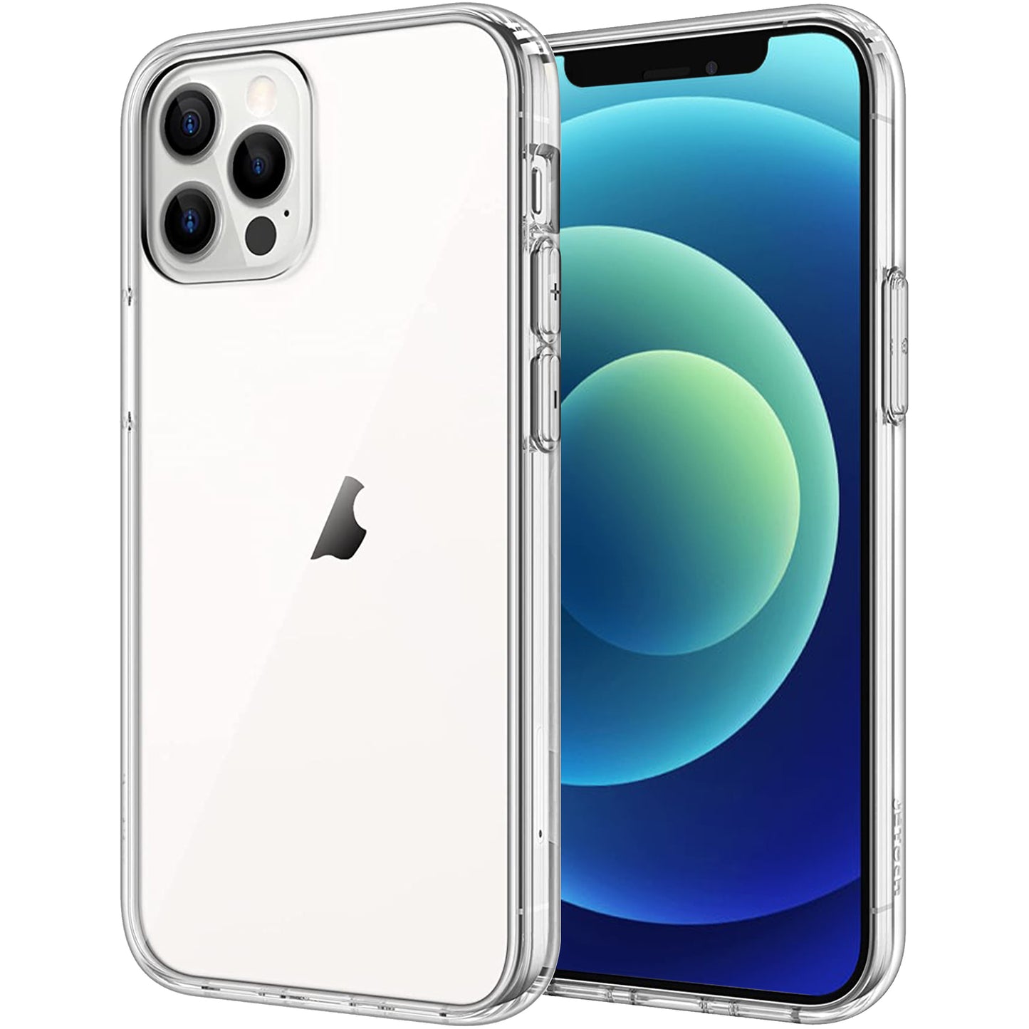 Hülle für iPhone Handyhülle Transparent, durchsichtig Schutzhülle, iPhone Clear Case, Stoßfest, Kratzfest mit Displayschutz
