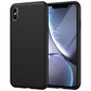 Schwarze iPhone Hülle – Matte Handyhülle, Stoßfestes iPhone Case, Kratzfeste Schutzhülle, Handy Schale mit Displayschutz