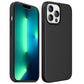 Schwarze iPhone Hülle – Matte Handyhülle, Stoßfestes iPhone Case, Kratzfeste Schutzhülle, Handy Schale mit Displayschutz